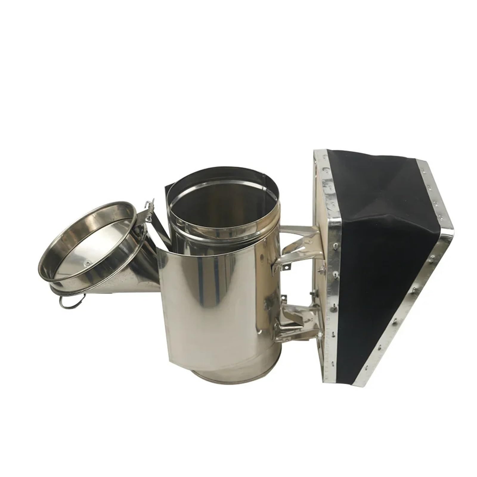 Suministros de apicultura 20 Piezas Generador De Humo Manual Nariz Boquilla Cuero Vaca Acero Inoxidable, Botella, Ahuyentar Abejas, Herramientas Apicultura Equipo de apicultura