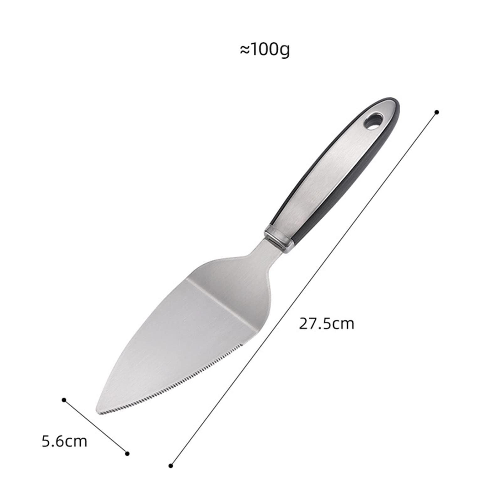 AKAZI Juego de Pala de Pizza con Rodillo de Acero Inoxidable de Dos Asas Pala de Pizza Circular de una Sola Rueda Utensilios de Cocina, Plata (A)