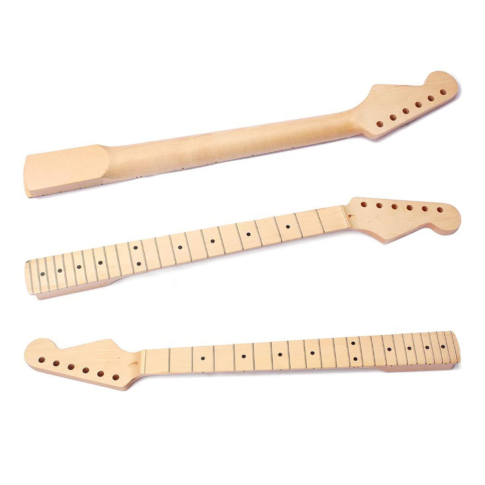 BOLZAN WZUNHUANG 22 E-Gitarren-Hals-Ahorn-Nacken-Palisander-Griffbrett ohne Rückseite der Mittellinie Fit für Fender-Strat Großhandel Dropshipping