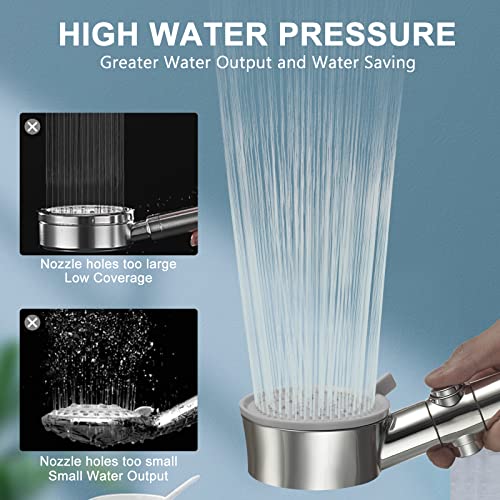 Yotan Shower Head With Handheld - High Pressure 6 Jet Modes, Extra Long 79” Hose, Filtered Shower Head With 4 Pp Filters - Ideal For Hard Water, Spa-Like Experience, Water & Energy Saving #TOP1