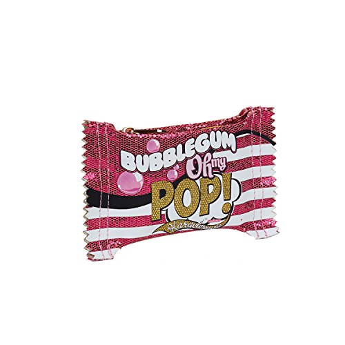 Oh My Pop! Bubblegum-Monedero Bubblegum, Rosa, 14.5 x 9 cm