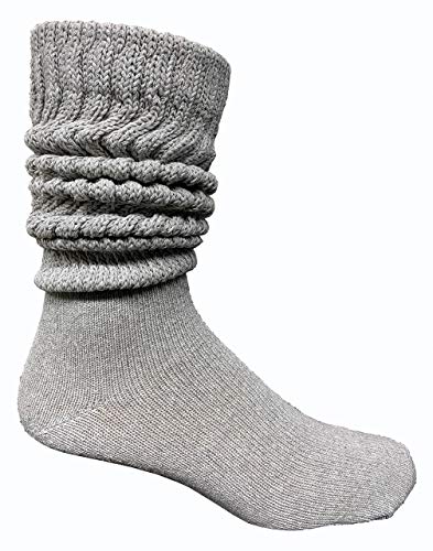 Yacht & Smith 6 Pairs and 12 Pairs Men's Cotton Extra Heavy Slouch Socks, Boot Sock, Bulk Thick Socks2