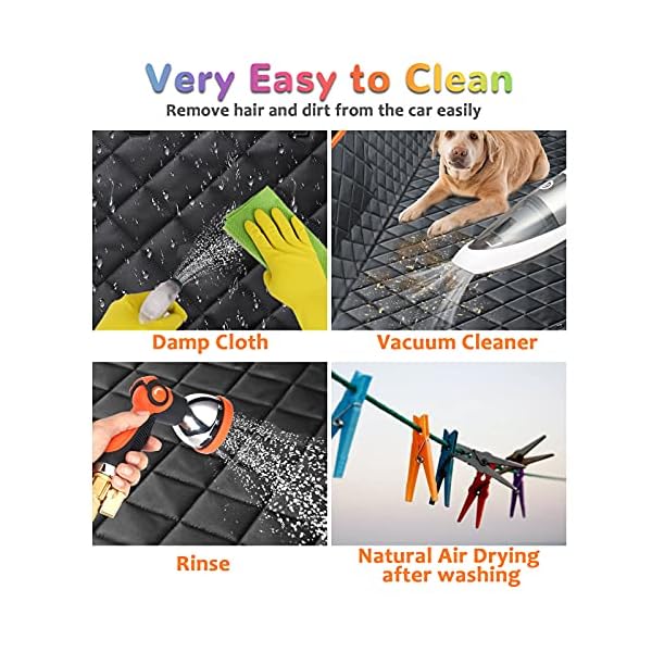 URPOWER-Dog-Seat-Cover-Car-Seat-Cover-for-Pets-100-Waterproof-Pet-Seat-Cover-Hammock-600D-Heavy-Duty-Scratch-Proof-Nonslip-Durable-Soft-Pet-Back-Seat-Covers-for-Cars-Trucks-and-SUVs Dog Seat Cover with Side Flaps