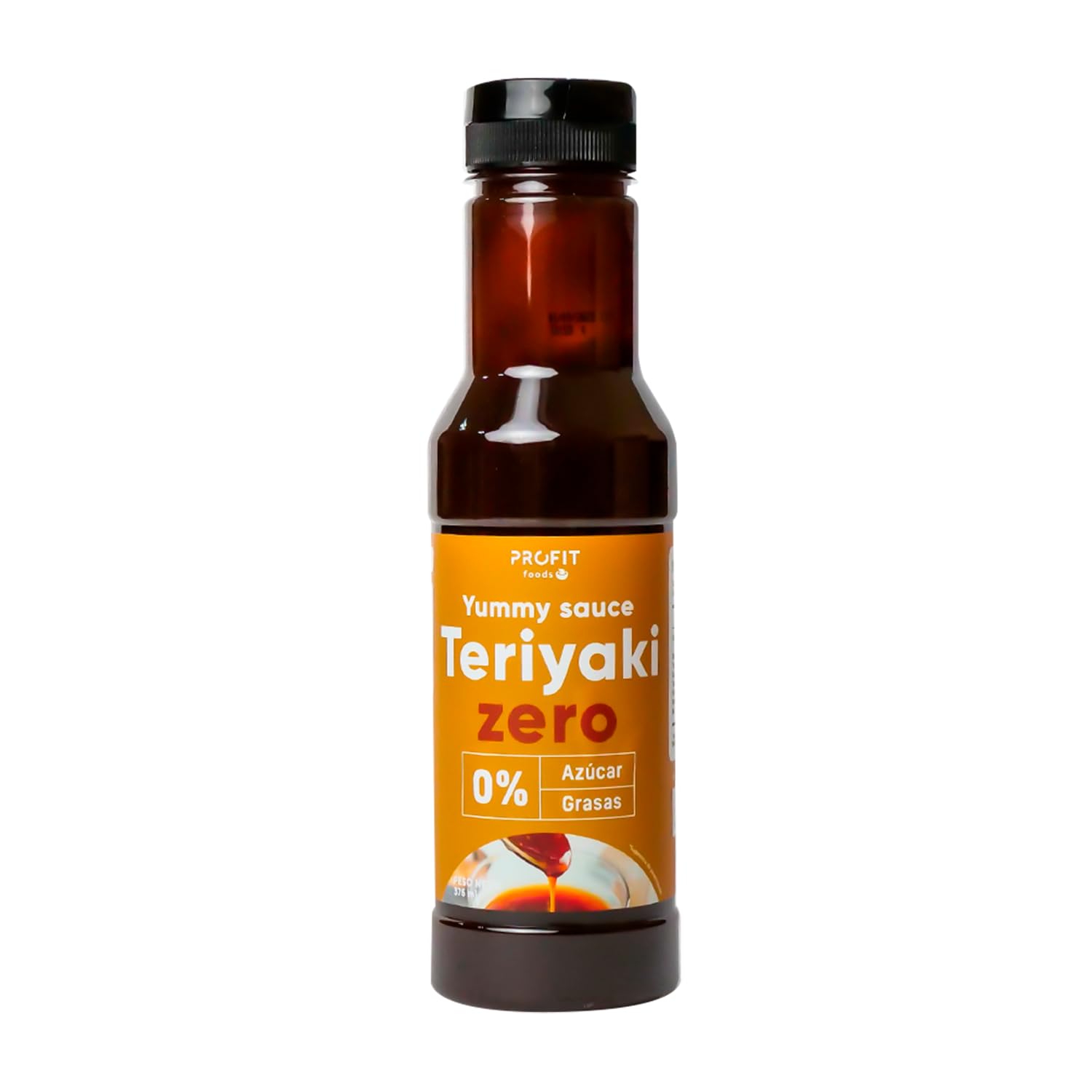 PROFIT - Yummy Sauce - Salsa baja en calorías - Ideal como aderezo para tus platos favoritos. 0% grasas y azúcares añadidos. Sin lactosa - 375 ml (Teriyaki)