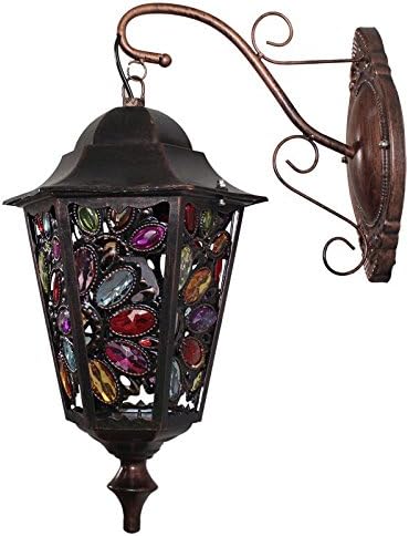 TWTCC Wandmontage licht Amerikaanse platteland wandlamp europese stijl voorlamp bed lamp verlichting retro outdoor wandlamp Amerikaanse interieur bar teller licht creatieve tuin licht balkon trap wand