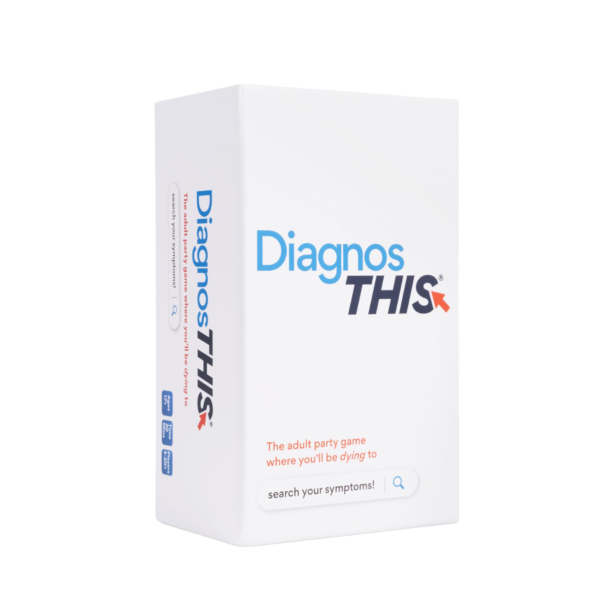 DiagnosThis Hilarious Hypochondriac Party Game 300 Diagnosis 100 Symptom Cards for Medical Nerds, Hypochondriacs Game Nights, for Adults