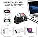 Linterna Frontal LED, 2 Piezas USB Rechargeable Linterna Cabeza, Ligero Impermeable Linternas...
