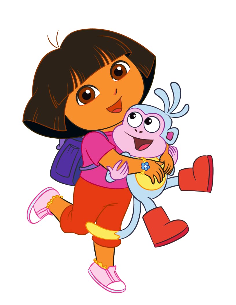 Akki World Dora and Bujji Wall Sticker for Living Room, Bedroom, Kids Rooom, Office (Size - 33 Cm X 46 Cm) (B0BWNFBXDG) Amazon Price History, Amazon Price Tracker