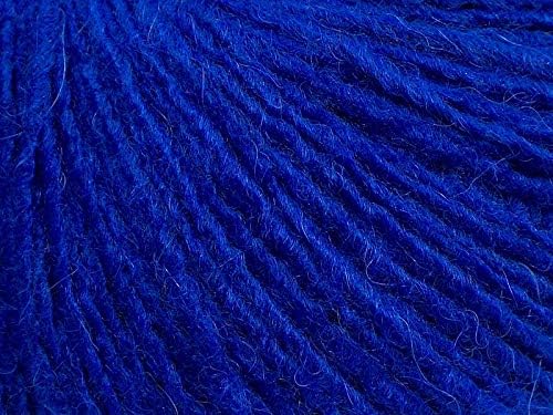 Miniatura 2 de Peru Alpaca Light DK Ovillo – Lana merino, alpaca, hilo de mezcla acrílica 1.76 oz (1.75 onzas) 191 yardas – Azul