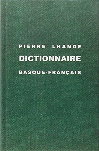 Dictionnaire Basque Franais Dictionnaire Basque Franais