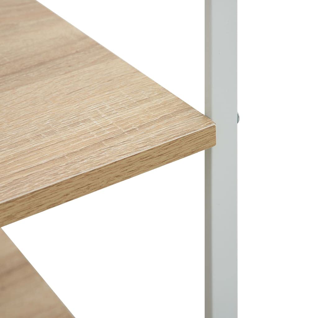Generico Mobile Microonde Bianco Rovere 60x39,6x79,5cm Legno Multistrato,Bianco,9.3kg,288237
