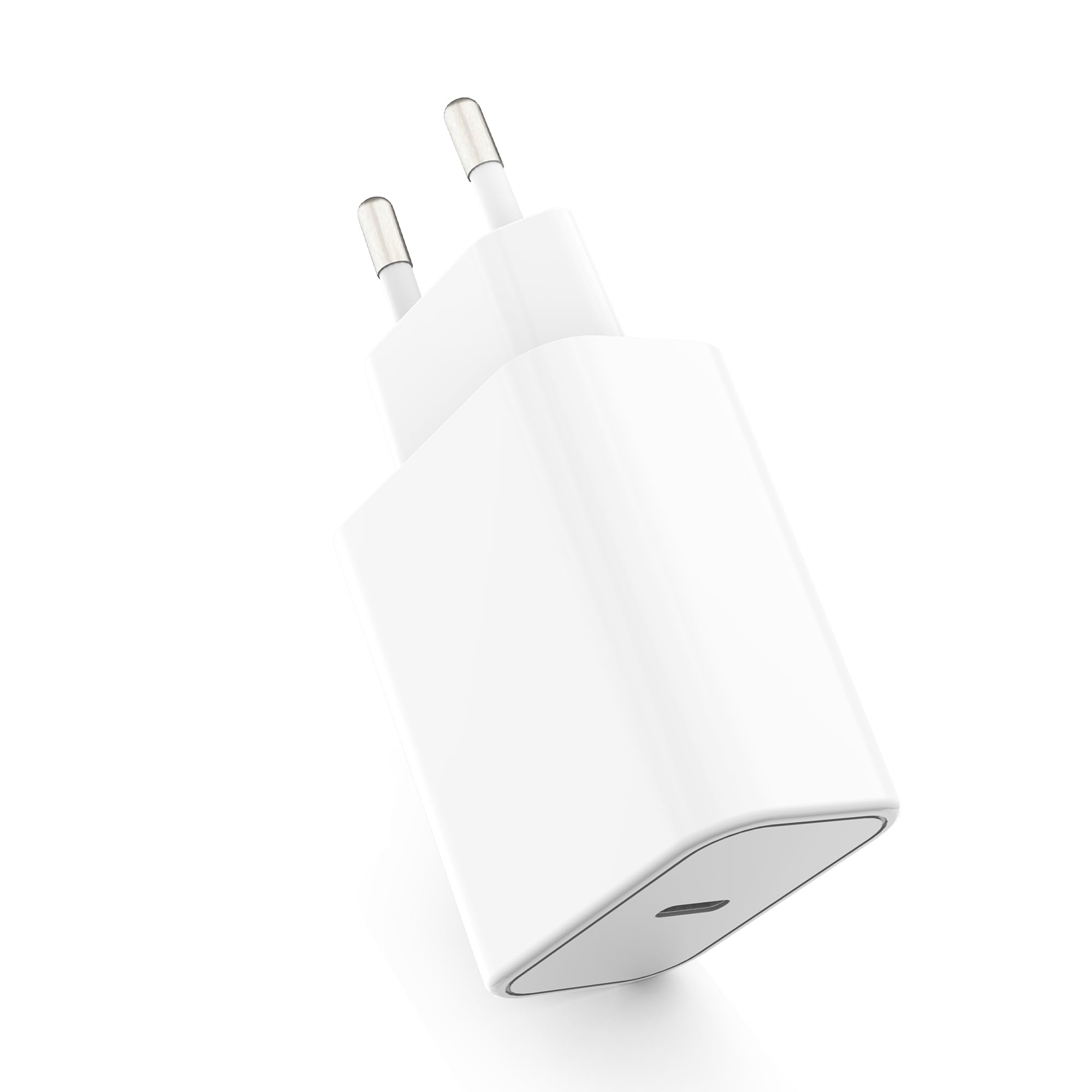 Cuxnoo Adattatore di Alimentazione USB C da 20 W, Blocco Caricatore da Muro con Cavo di Ricarica da USB-C a C da 4 Piedi per iPhone 15/15 Pro/Pro Max/iPad Pro