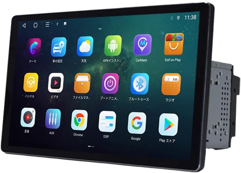 11.3インチ カーナビ、AndroidカーナビRAM4GB ROM128GB、8コア、WiFi、ラジオ、USB、Bluetooth、無線接続対応、170度広角バックカメラ付き、2DIN、一年保証 WOWAUTO カーナビケーション