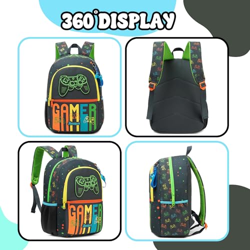 Boys Backpack for School Backpack for Kids Backpacks for Boys with Lunch Bag Set Bookbag for Kids 8-12 Back to School Supplies for Elementary Middle Toddler Student3