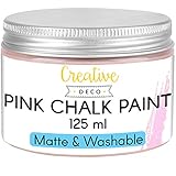 NO SE REQUIERE APLICACIÓN DE IMPRIMACIÓN - Puedes empezar a cumplir tu visión artística tan pronto como recibas la pintura de tiza de Creative Deco. Todo lo que tienes que hacer es lijar la superficie ligeramente y empezar a pintar - ¡es tan simple como eso!
