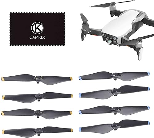 Miniatura 10 de CamKix Hélices de repuesto para DJI Mavic Air - 4 u 8 cuchillas (negro)