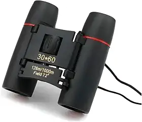 Binóculo Compacto 30x60 Super Zoom – Alta Definição, Visão de Longa Distância, Portátil, Dobrável, Leve, Ideal para Viagens, Camping, Shows e Observação da Natureza