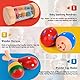 Hölzerne Baby Spielzeug, 5 Stück Mini hölzerne Maracas Eierschüttler und Regen-Stock Rasseln Musikspiel für Babys über 6 Monate, Shaker Sand Hammer Musikinstrument für 1+ Jahr alte Kleinkinder