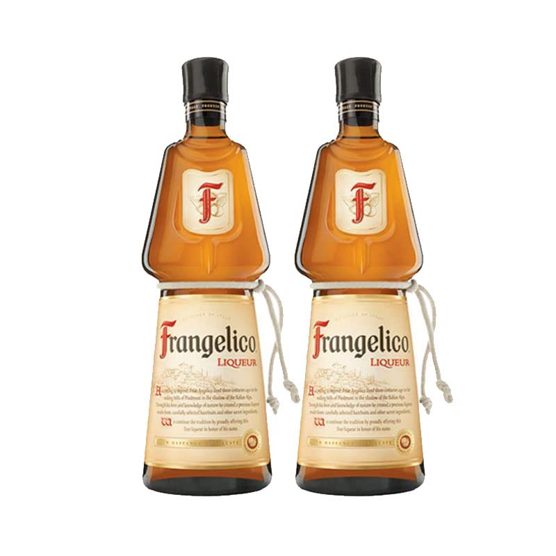 Licor de Avellana Frangelico de 70 cl - Italia - Bodegas Frangelico (Pack de 2 botellas)
