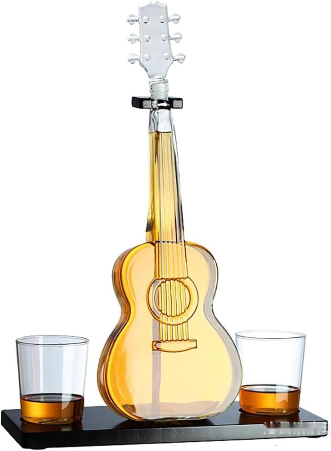 Amazon.co.jp: ギターデキャンタ ウイスキー ボトルストッパー付き