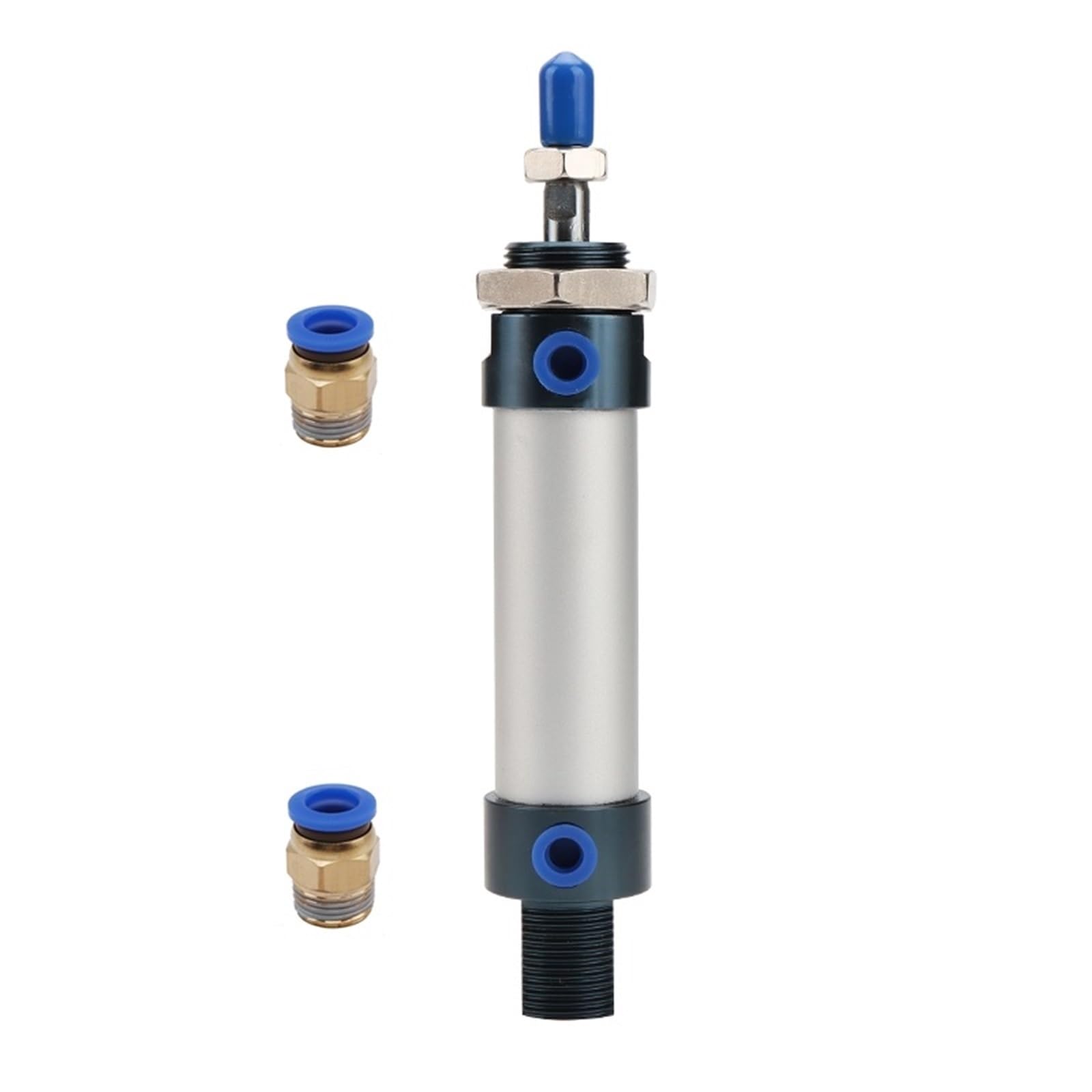 Vérin pneumatique double action MAL16 en aluminium, mini cylindre de 350mm