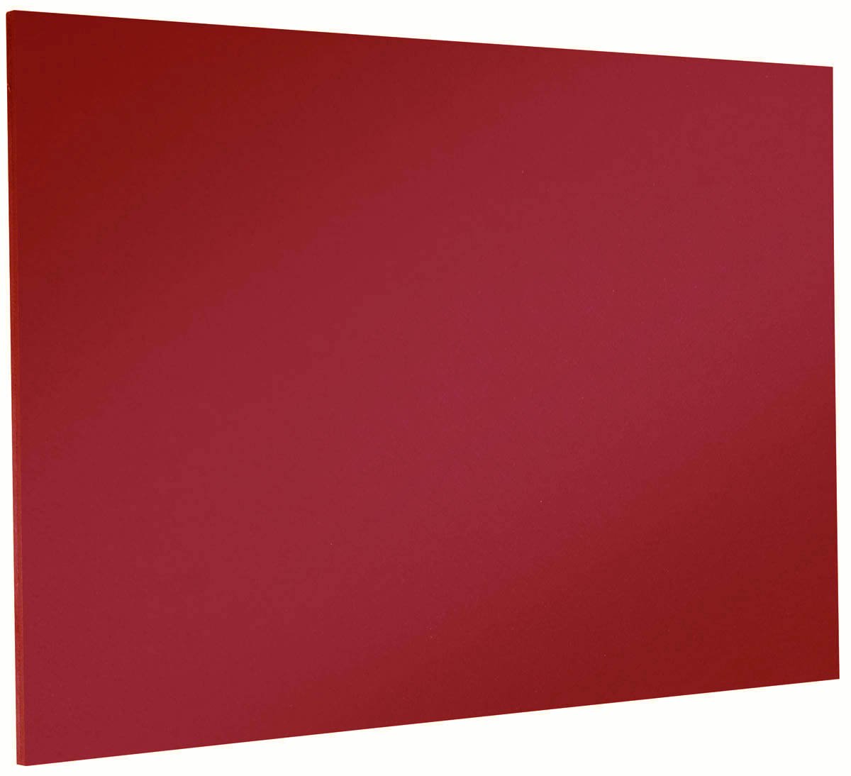 Premier Felt Noticeboard Class 1 Unframed 2400mm x 1200mm, Cherry