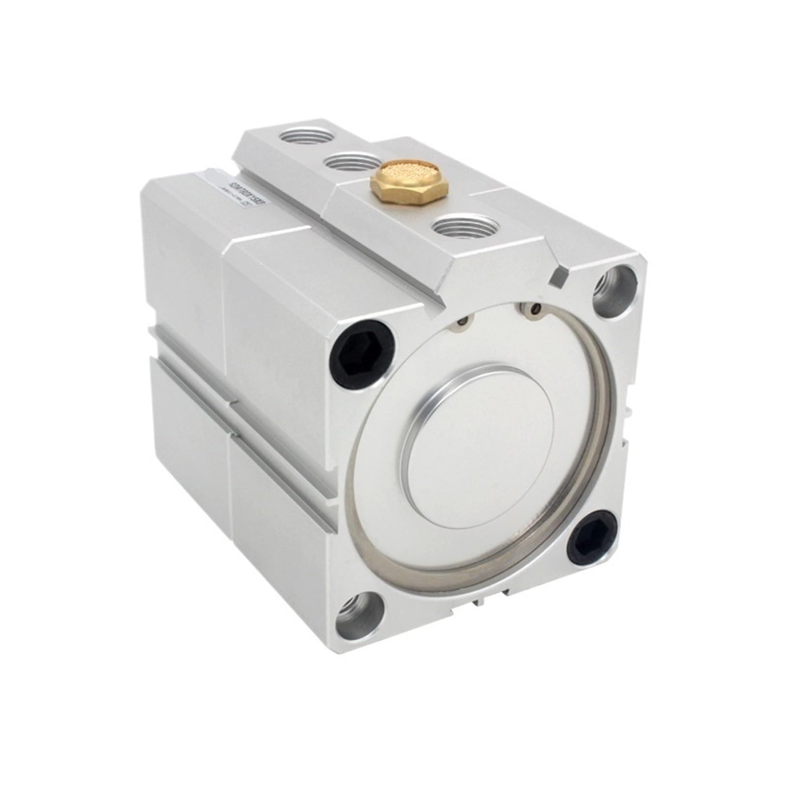 Vérin pneumatique compact double effet série SDAT32 type Duplex alésage 32 mm à 5 10 15 20 25 30 35 40 45 50 mm(SDAT32x10x0,-S(with magnetism))