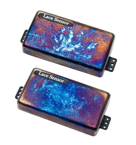 Lace 33062 Finger Burners Humbucker Set - Burnt Chrome Covers