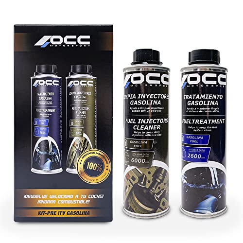 OCC MOTOR SPORT Pack Traitement d'Essence + Nettoyant Professionnel pour Injecteurs Essence -...