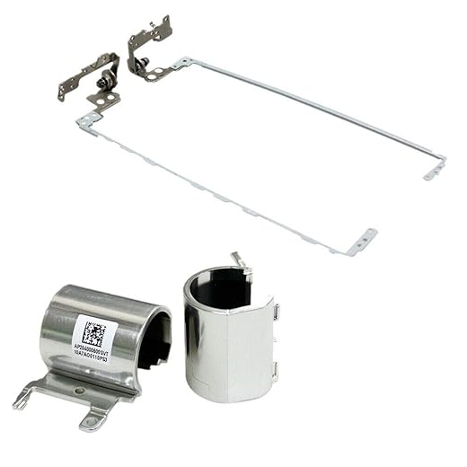 Huasheng Suda LCD Screen Hinges Bracket KIT & Hinge Cover Sets Left & Right Sliver for HP 15-bs0xx 15-bw0xx 15-bs212wm 15-bs289wm 15-bs020wm 15-bs033cl 15-bs 15-BS000 15-BS015DX 15-BS030NR Laptop