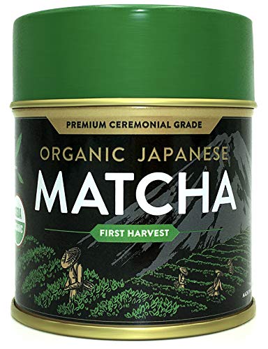 Aprika Life Japanese Ceremonial Matcha Green Tea Powder - USDA & JAS Organic - Premium, First Harvest from Japan - 30g / 1.05 oz