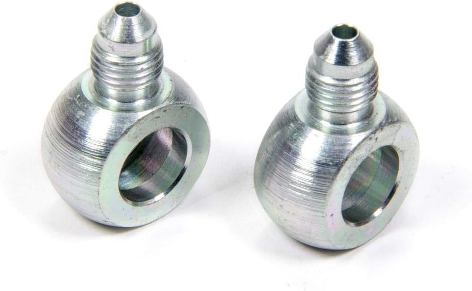 Aeroquip FCM2939 Steel 37-Degree Flare to Banjo Brake Adapters - Pack of 2