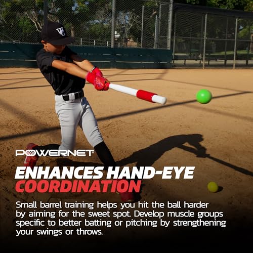 Bate de entrenamiento Sweet Spot y 9 bolas pesadas progresivas para béisbol 6
