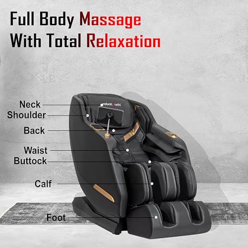 Image of RoboTouch EcoZen Zero Gravity Full Body Electric Massage Chair (Black)