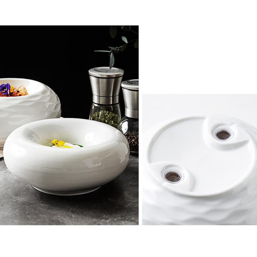 Zestawy talerzy kuchenne Kreatywne chłodne ceramiczne dania restauracyjne specjalny klub zastawy stołowe mogą być używane do deserów sałatek z wypieków i wykwintnych potraw E