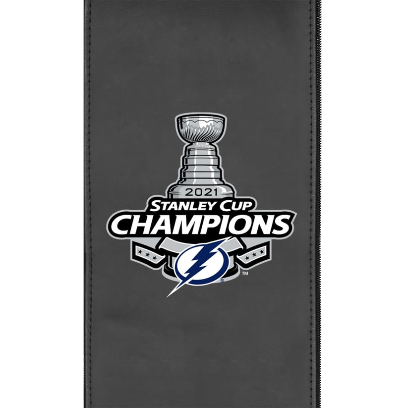 Dreamseat Black Stealth Manual Recliner with Tampa Bay Lightning 2021 Champions Logo