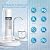 Vortopt Countertop Water Filter F8-Faucet Filtration System for Kitchen Sink,Reduces 99% Chlorine,Heavy Metals,Bad Odors,Includes 1 Filter.