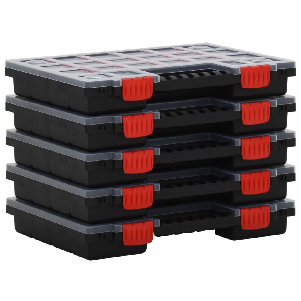 Genérico Cajas de Accesorios 10 Unidades Polipropileno 34,5x25x5 cm,Bricolaje,Accesorios de Bricolaje,Organización y Almacenamiento de Herramientas,Cajas de herramientas-3106443