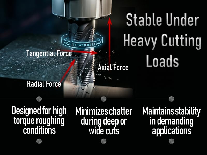 Image of Accusize Industrial Tools Fine Tooth M42 8% Cobalt Tialn Roughing End Mill, 1'' Diameter, 1'' Shank Diameter, 2'' Flt Length, 4-1 /2'' Oal, 1104-0001 | Fine Tooth, M42 8% Cobalt, TiAlN Coated, 4-1 /2 inch OAL, Single End, Center Cutting