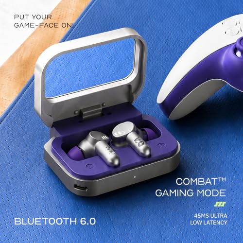 Image of GOBOULT Tenet Pro with ANC TWS Earbuds, 75H Playtime, Amp App Support, 32dB ANC, Quad Mic ENC, Dual Device Pairing, 13mm Driver Ear Buds, Bluetooth 6.0 Wireless Earbuds (Forest White)
