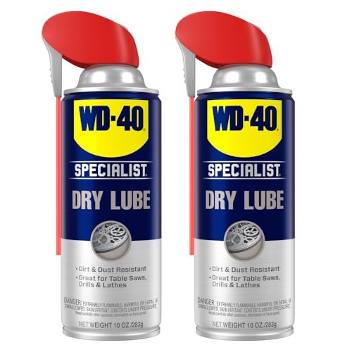 WD-40 Specialist Dry Lube with Smart Straw, Lubricant for Co...