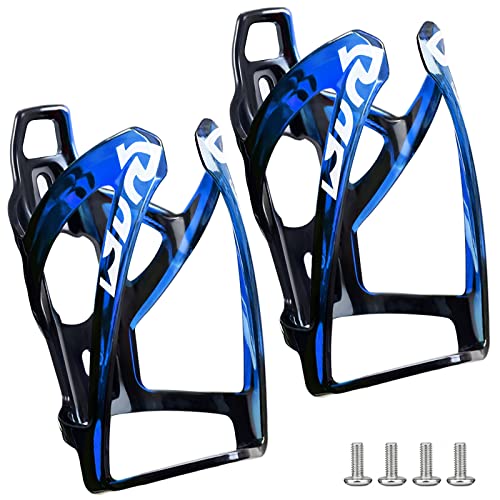 Porta Botellas para Bicicleta, Porta Bidones para Bici MTB, Portabidones para Bicicletas, Portabotellas Bicicletas Soporte Botella Bicicleta de Agua Universal para Ciclismo con Tornillos Cover