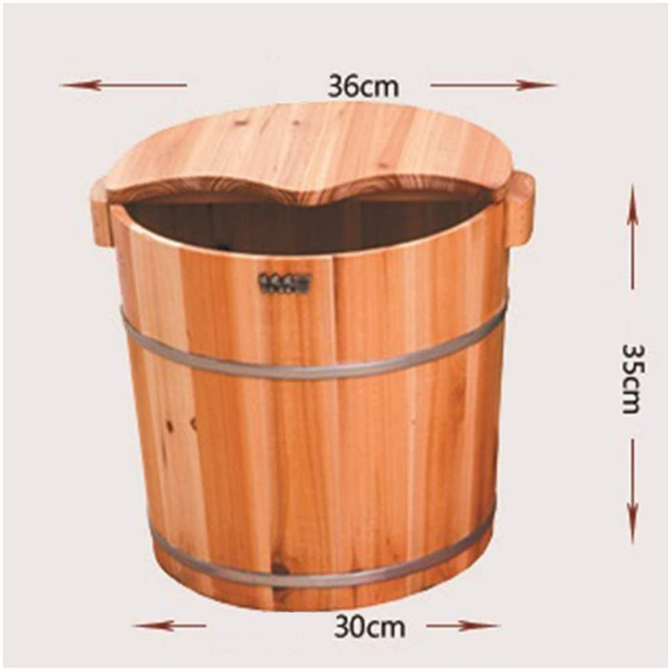 Masajeador para pies spa de madera 35 cm de alto miniatura 2