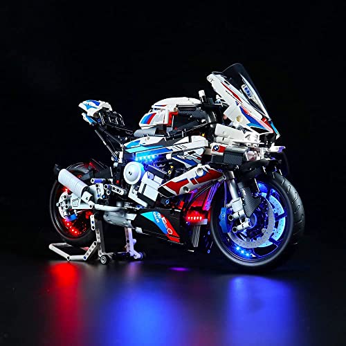 LED Beleuchtungsset für BMW 1000 rr 42130, DIY Beleuchtungsset Kompatibel Mit Lego Technik 42130 1000 rr (Nicht… – Bild 6