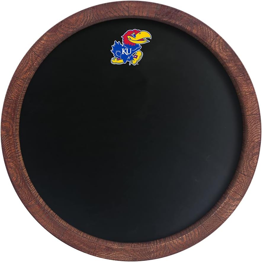 The Fan-Brand NCAA Georgia Tech Yellow Jackets - Chalkboard Faux Barrel Top Sign - Sports Team Bar Sign Décor: Home, Dorm, Garage, Office, Fan Cave