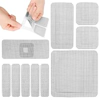 TNOMSNO Fliegengitter Reparatur Set, 30 Stück Fenster tür Patch Reparatur Fliegennetz-Reparaturset, 4 Größen Fenster tür Patch Reparatur, Moskitonetz, Fliegengitter