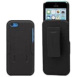 Aduro COMBO Shell Case & Holster for Apple iPhone with Kick-Stand & Belt Clip (At&t, Verizon, T-Mobile & Sprint) (iPhone 5C)