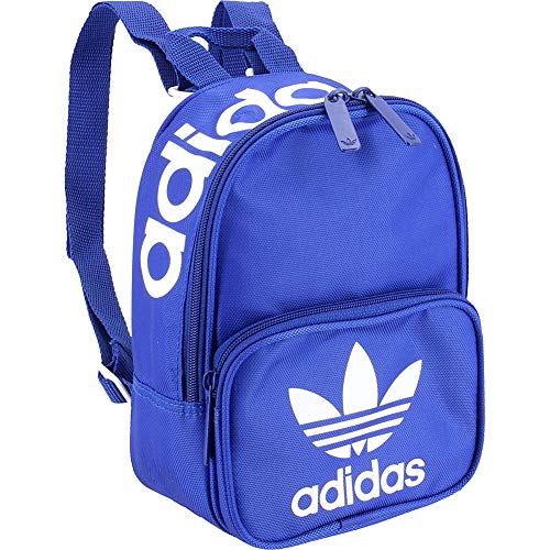 adidas Originals Mini mochila feminina Santiago, Mini mochila Santiago, Azul real (Collegiate Royal Blue), One Size