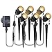 Produktbild Azhien Gartenbeleuchtung, Gartenstrahler LED mit Erdspieß,6x3W 1800Lm Gartenleuchte,IP65 Warmweiß COB LED Gartenlampe 17.5M für Außen Wegbeleuchtung Rasenlicht Landschaftslampe Gartenleuchte,6er Set