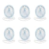 Jhesicx 3D Chiffon Pleated Tulle Lace, Ruffle Dream Candy Color Lace Trims, Princess Skirt T-shirt P